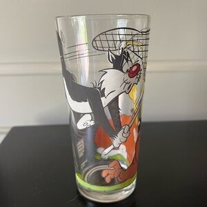 Vintage Pepsi 1976 Sylvester Collectors Glass Loonie Tunes